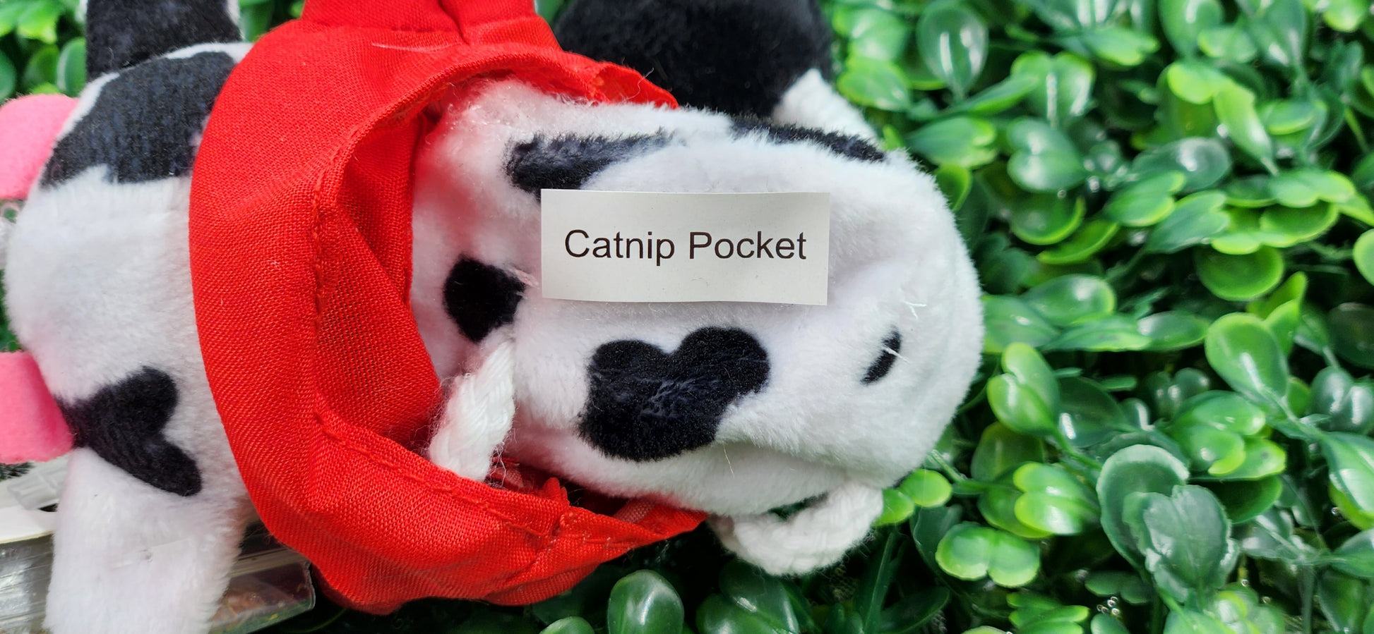 Refillable Catnip Pig or Cow - Wiggle & Ding