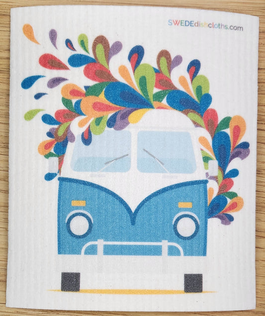 Swedish Dishcloth VW Bus - Wiggle & Ding