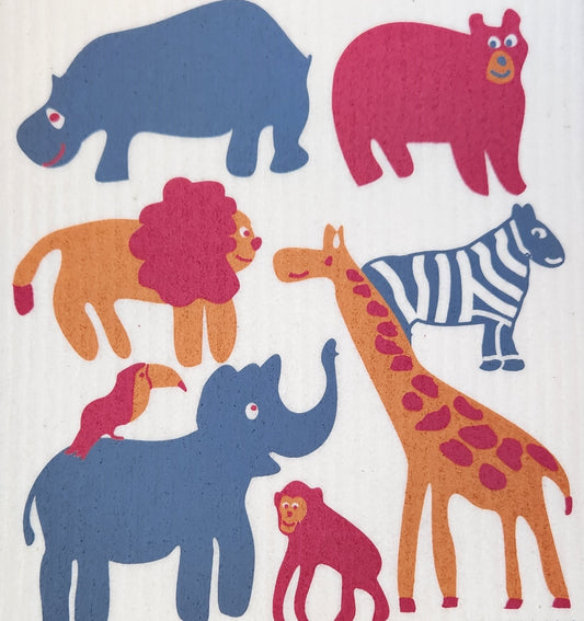 Swedish Dishcloth Zoo - Wiggle & Ding