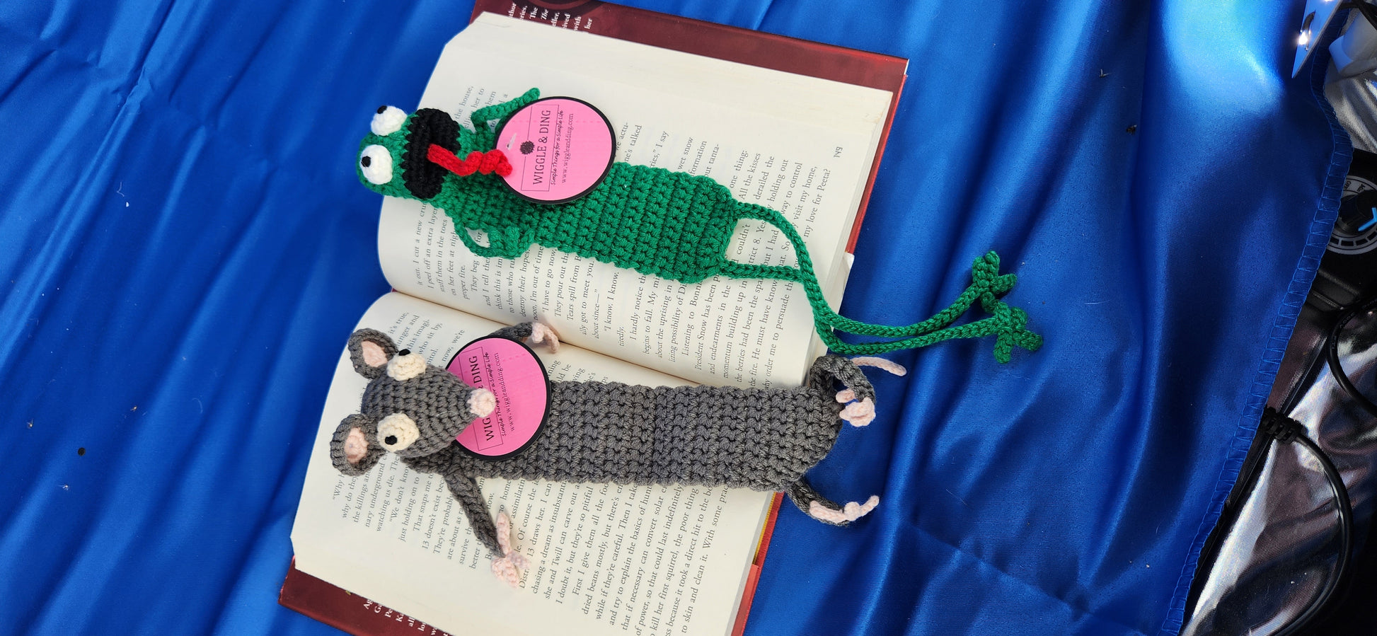 Crochet Bookmrk - Wiggle & Ding