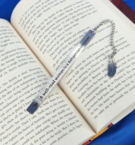 Well Read Woman Bookmark - Wiggle & Ding