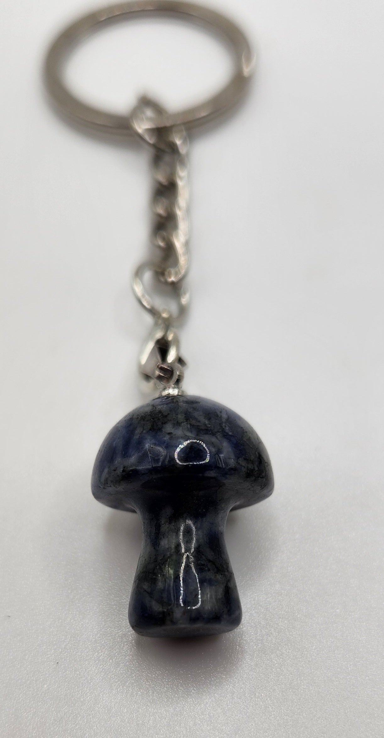 Natural Crystal Mini Mushroom keyring - Wiggle & Ding