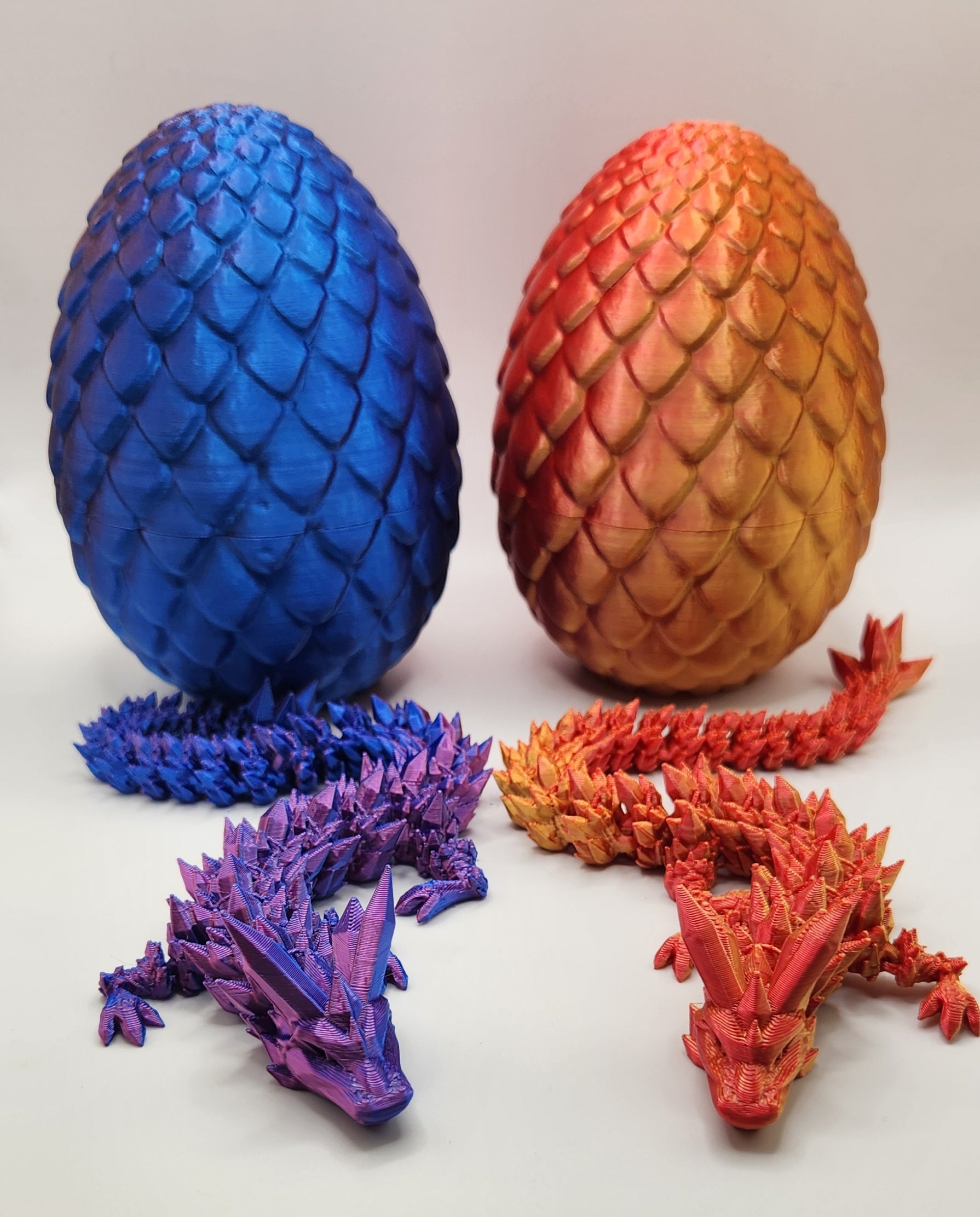 3D Large Dragon with Egg - Wiggle & Ding