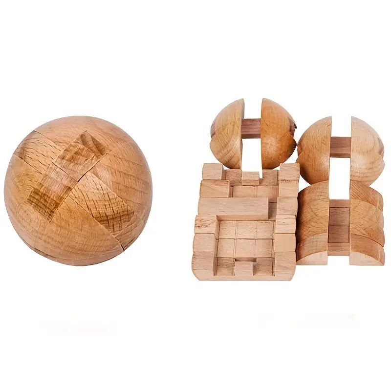 Wooden Puzzles - Wiggle & Ding