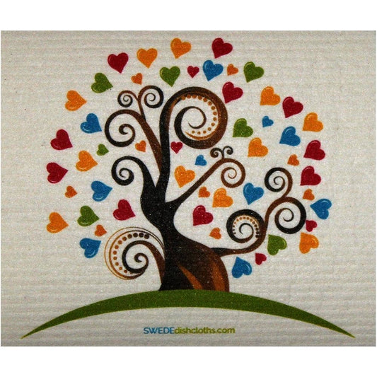 Swedish Dishcloth Heart Tree - Wiggle & Ding