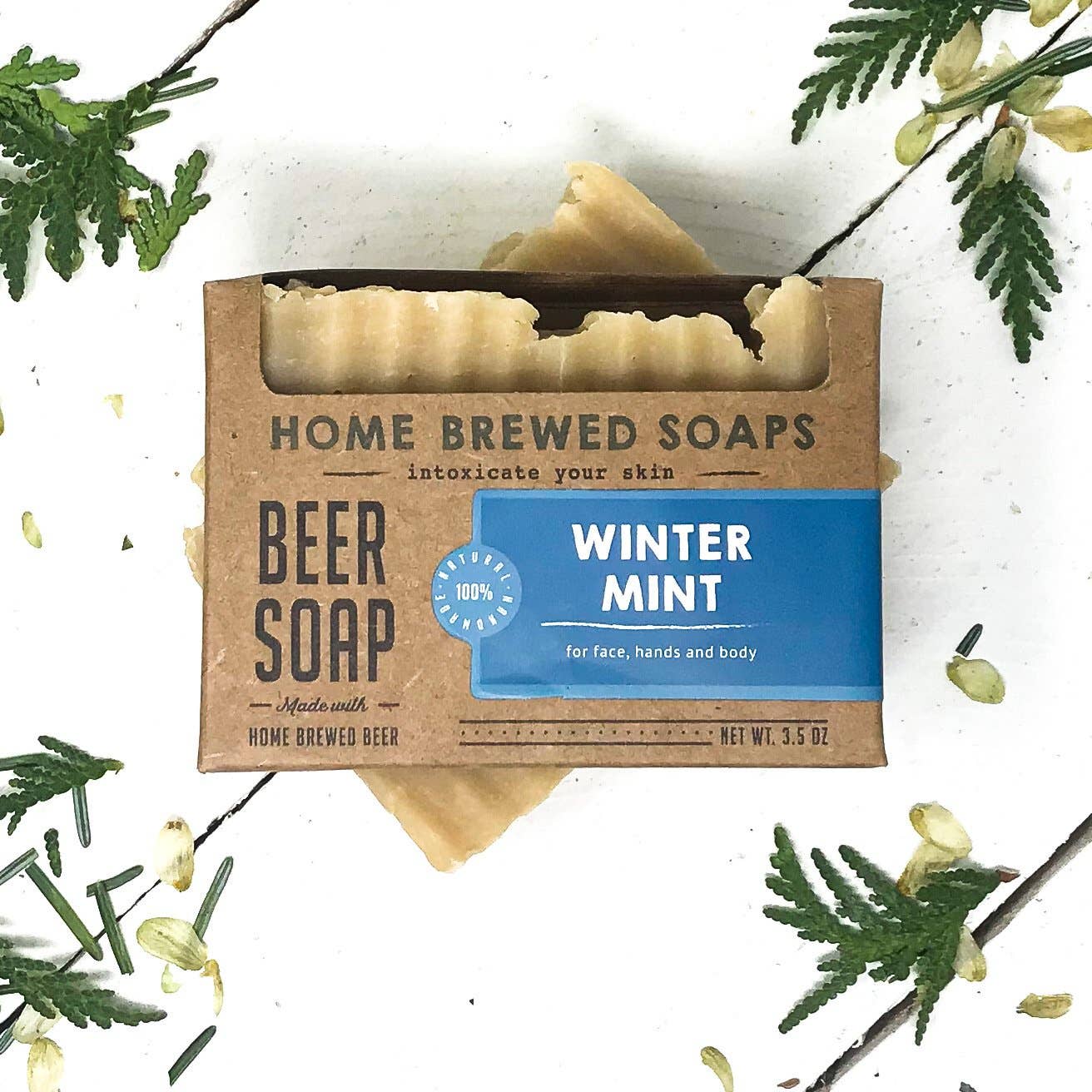 Winter Mint Beer Soap - Wiggle & Ding