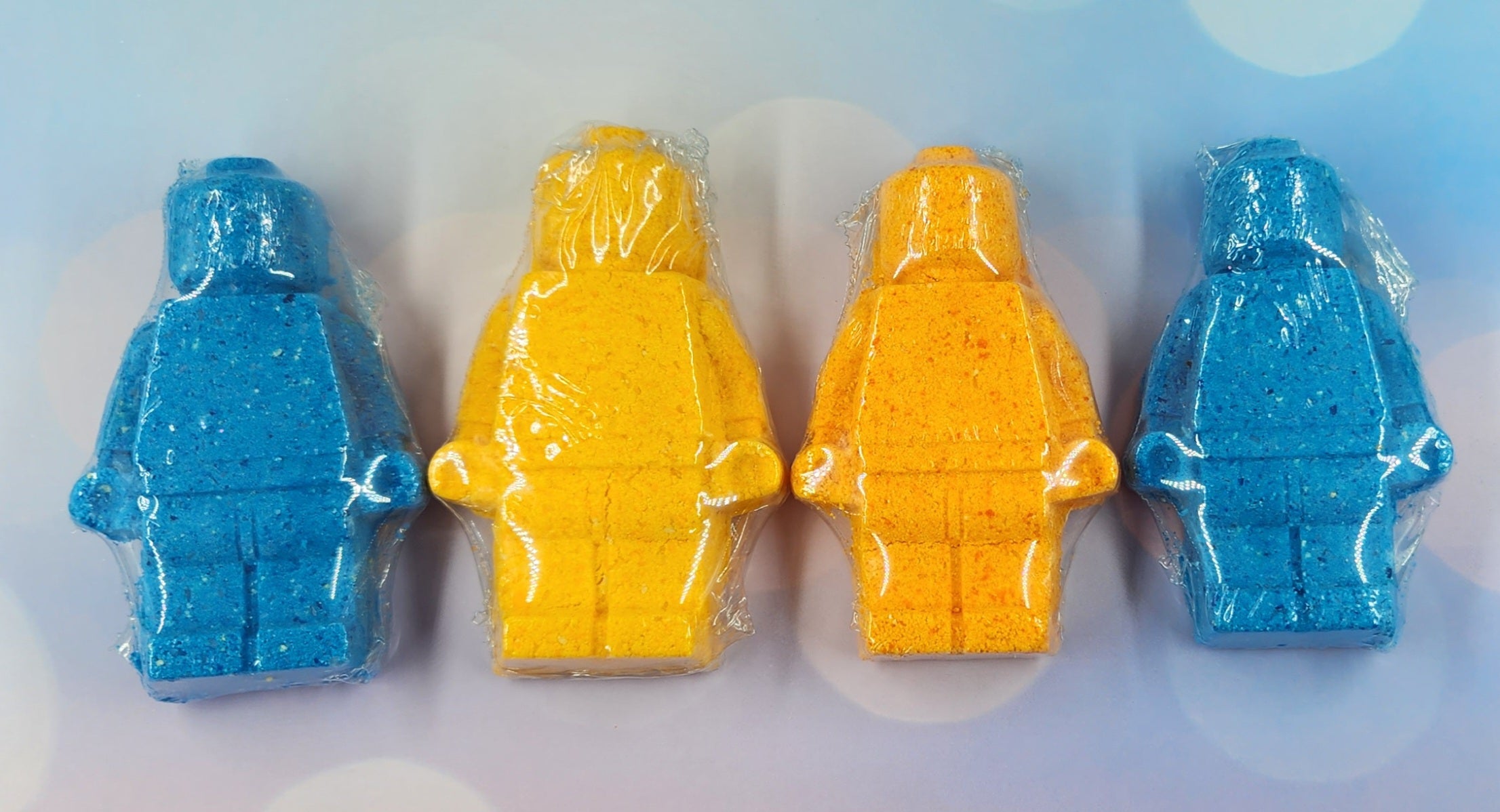 Lego Figure Shaped Bath Bombs