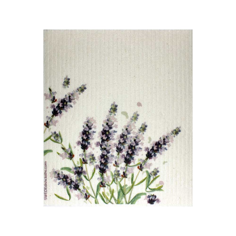 Swedish Dishcloth Lavender Flowers - Wiggle & Ding