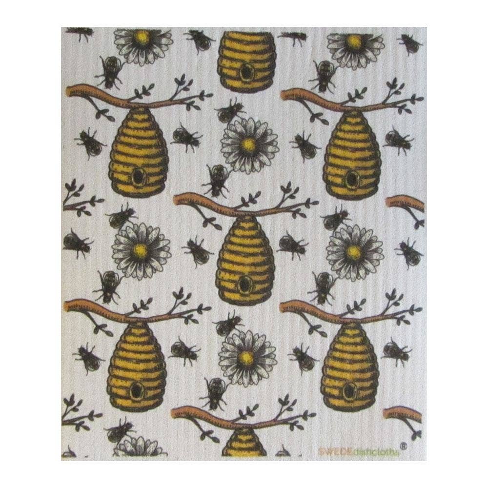 Swedish Dishcloth Bees/Honey - Wiggle & Ding