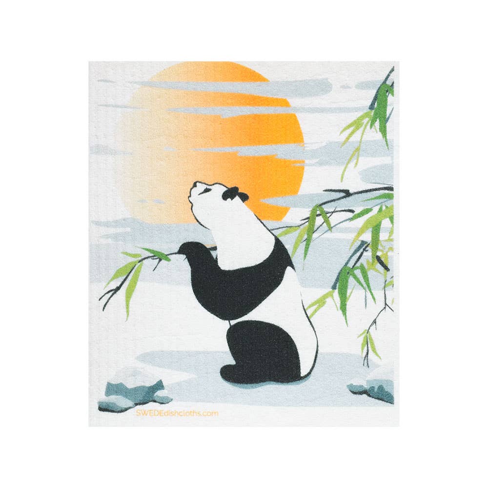 Swedish Dishcloth Sitting Panda - Wiggle & Ding