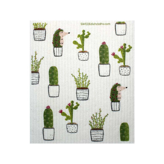 Swedish Dishcloth Cactus Collage - Wiggle & Ding