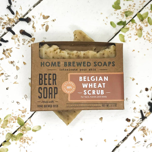 Belgian Wheat Scrub Beer Soap - Wiggle & Ding