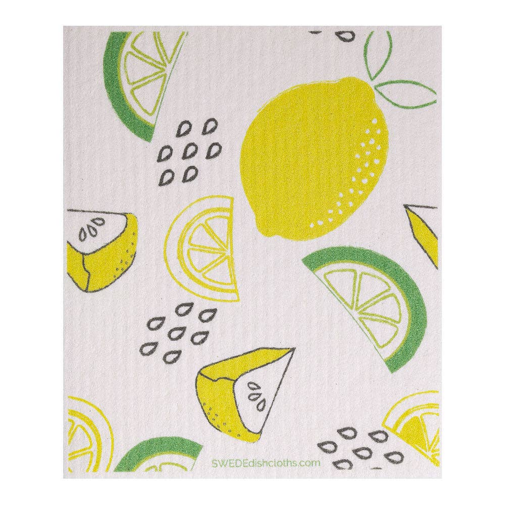 Swedish Dishcloth Lemon Lime - Wiggle & Ding
