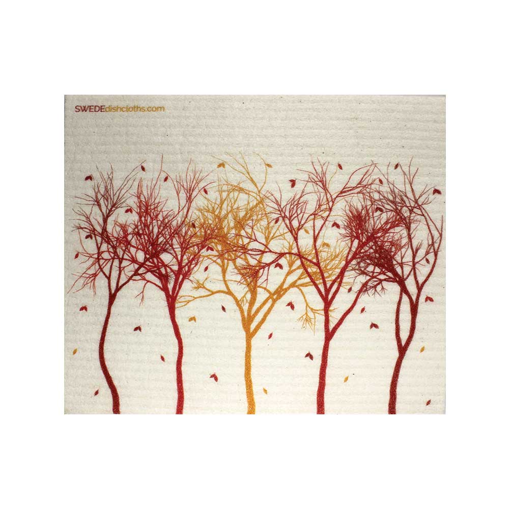 Swedish Dishcloth Autumn Trees - Wiggle & Ding