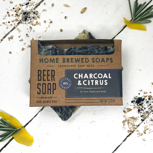 Charcoal & Citrus Beer Soap - Wiggle & Ding