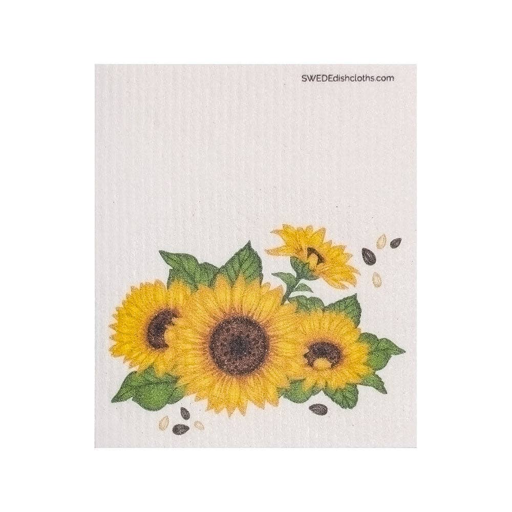 Swedish Dishcloth Golden Sunflower - Wiggle & Ding
