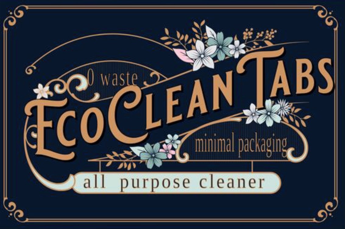 Eco Clean Tabs | All-Purpose Household Concentrated Cleaning Tablets in a Bamboo Jar | Makes 6 16 ounce bottles of liquid cleaning spray - Wiggle & Ding