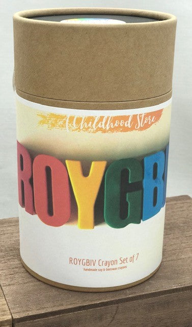 Crayons (ROYGBIV ) 100% Handmade Soy & Beeswax - Wiggle & Ding