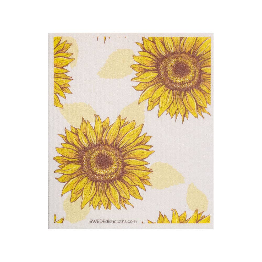 Swedish Dishcloth Blooming Sunflower - Wiggle & Ding