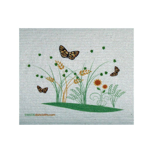 Swedish Dishcloth 3 Spring Butterflies - Wiggle & Ding